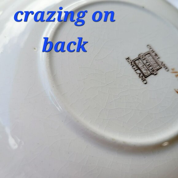 Vintage Spode Apple Teacup & Saucer Red & Green Fruit c1960s England Fall Decor - Picture 8 of 13